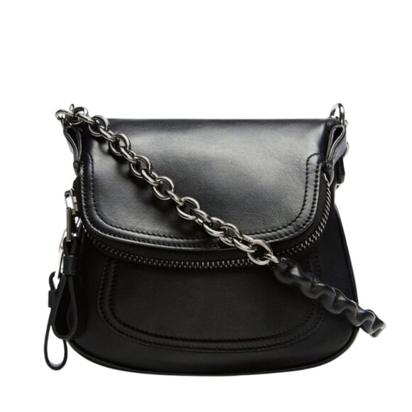 Tom Ford Calfskin Mini Jennifer Crossbody Bag Black - Picture 1 of 4